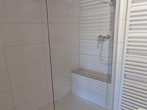 Badezimmer Sanierung ebenerdige Dusche